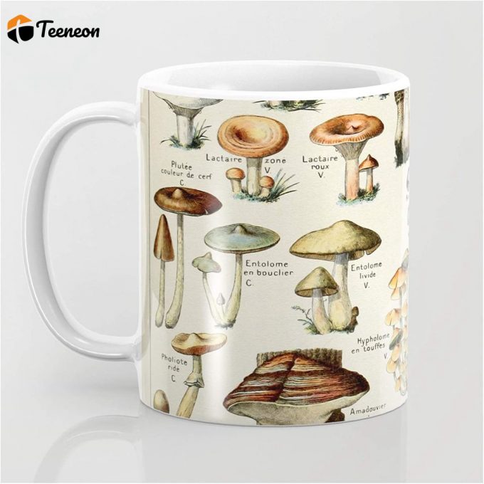 Vintage Mushroom Coffee Mug 1