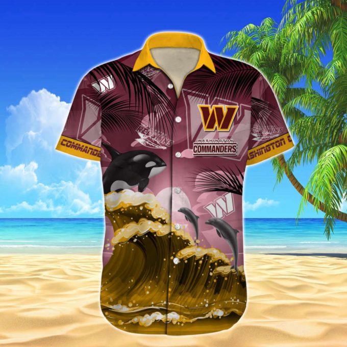 Washington Commanders Nfl-Hawaiian Shirt Custom 3