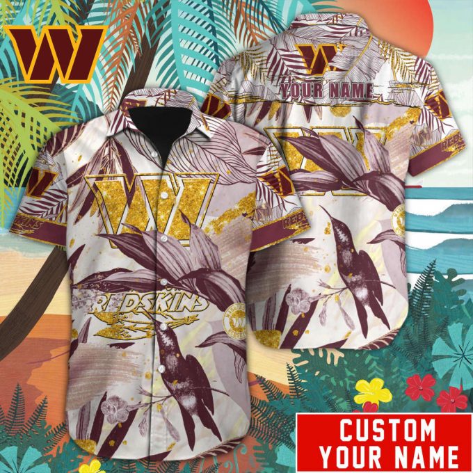 Washington Commanders Nfl-Hawaiian Shirt Custom 2