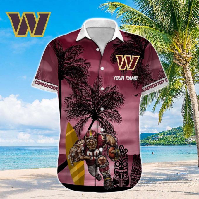 Washington Commanders Nfl-Hawaiian Shirt Custom 2