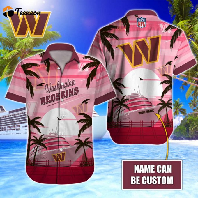 Washington Commanders Nfl-Hawaiian Shirt Custom