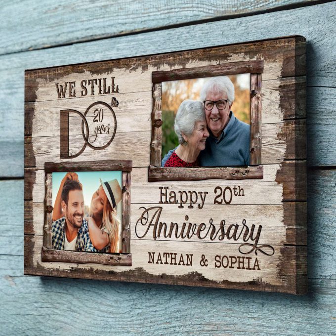 Wife Husband Still Do Anniversary Photo Personalized Poster Canvas 2