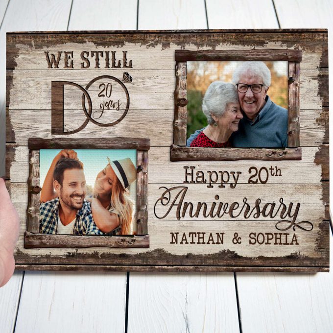 Wife Husband Still Do Anniversary Photo Personalized Poster Canvas 3