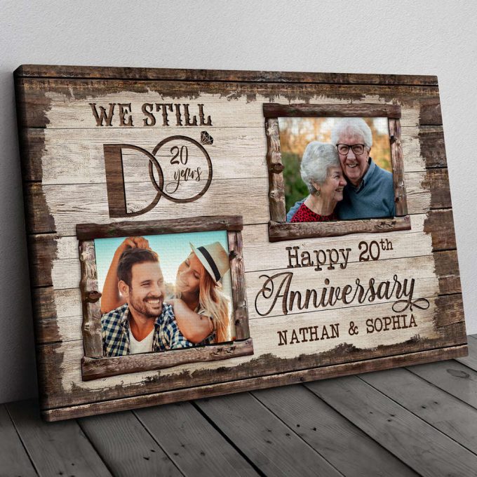 Wife Husband Still Do Anniversary Photo Personalized Poster Canvas 4