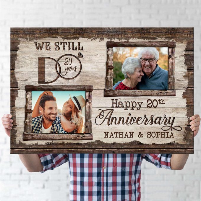 Wife Husband Still Do Anniversary Photo Personalized Poster Canvas 5