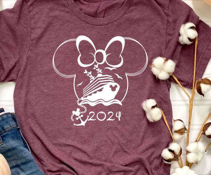 2024 Disney Cruise Shirts: Adults &Amp; Kids Tshirts Minnie &Amp; Mickey Matching Family 3