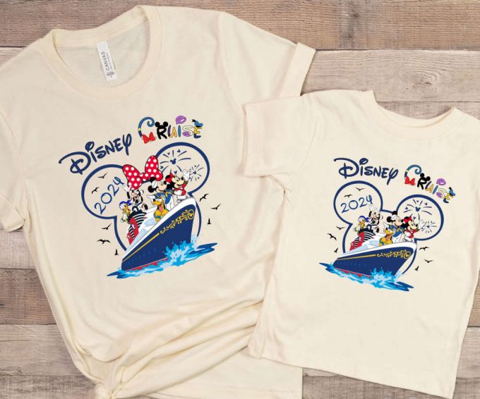 2024 Disney Cruise Shirts: Adults &Amp; Kids Tshirts Minnie &Amp; Mickey Matching Family 2