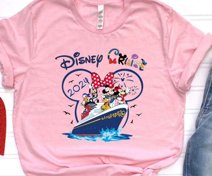 2024 Disney Cruise Shirts: Adults &Amp; Kids Tshirts Minnie &Amp; Mickey Matching Family 4