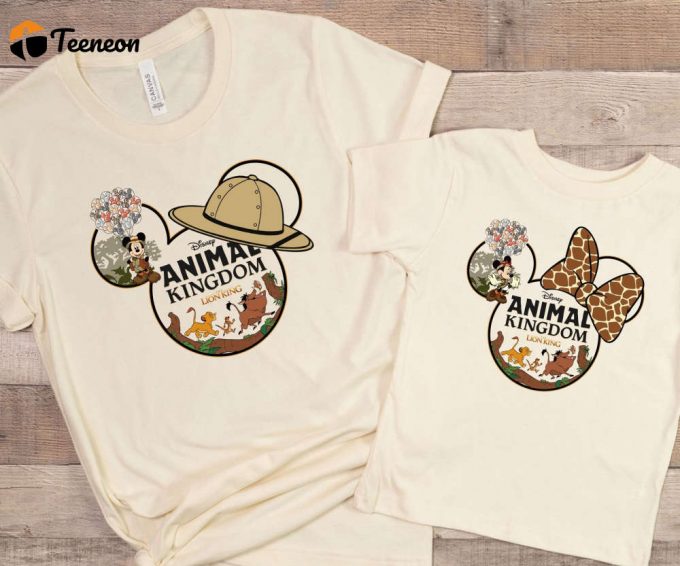 2024 Disney Trip Shirts: Animal Kingdom Kids &Amp;Amp; Adults Minnie &Amp;Amp; Mickey Matching Family Tees 1