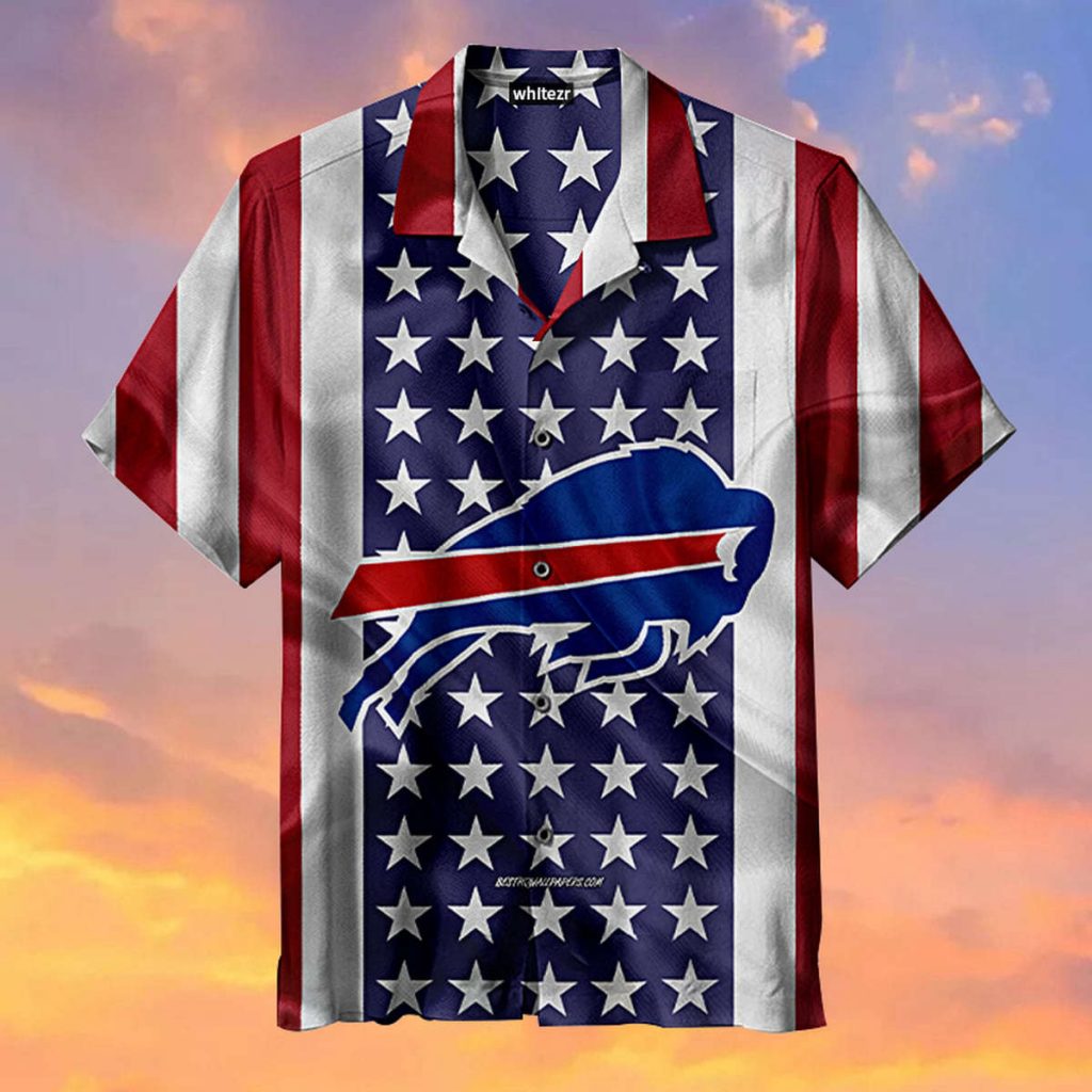 American Flag Buffalo Bills Hawaiian Shirt 2