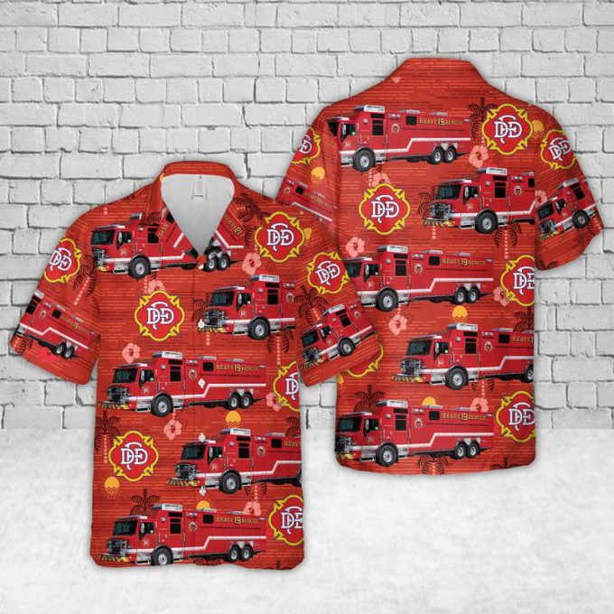 Gifts 2024Gifts 2024 Dallas Fire-Rescue Department Hawaiian Shirt 1