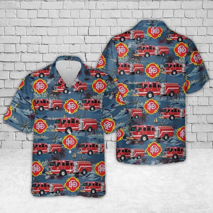 Gifts 2024Gifts 2024 Dallas Fire-Rescue Department Hawaiian Shirt For Men Women 1