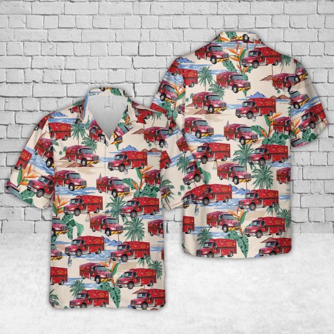 Gifts 2024Gifts 2024 Buffalo Fire Department Ambulance Hawaiian Shirt For Men Women 1