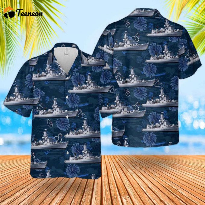 Belgian Navy F930 Leopold I Hawaiian Shirt Gift For Dad Father Days 1