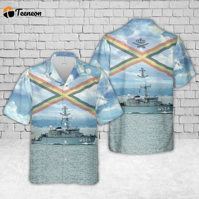 Belgian Navy Primula (M924) Hawaiian Shirt Gift For Dad Father Days 1