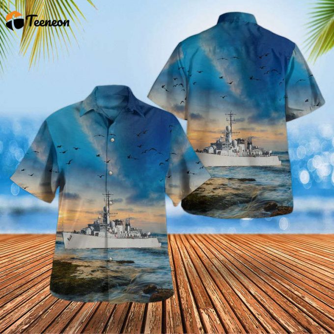 Belgian Navy Wielingen-Class Frigate Hawaiian Shirt Gift For Dad Father Days 1