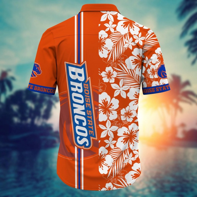 Boise State Broncos Gifts 2024 Flower Hawaii Shirt And Tshirt For Fans, Summer Football Shirts 4