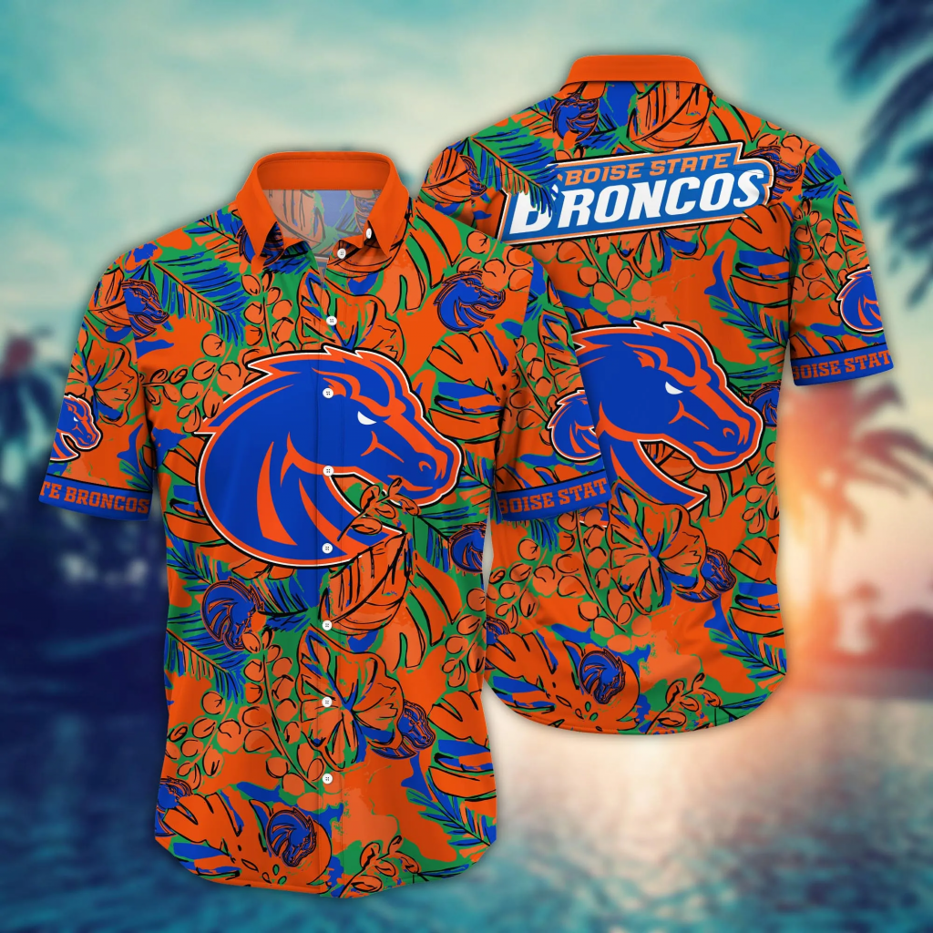 Boise State Broncos Gifts 2024 Flower Hawaii Shirt And Tshirt For Fans, Summer Football Shirts 6