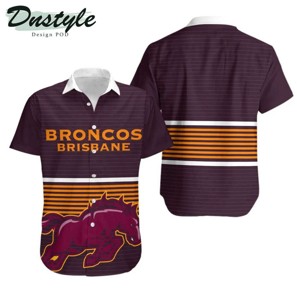 Brisbane Broncos 2021 Hawaiian Shirt 2