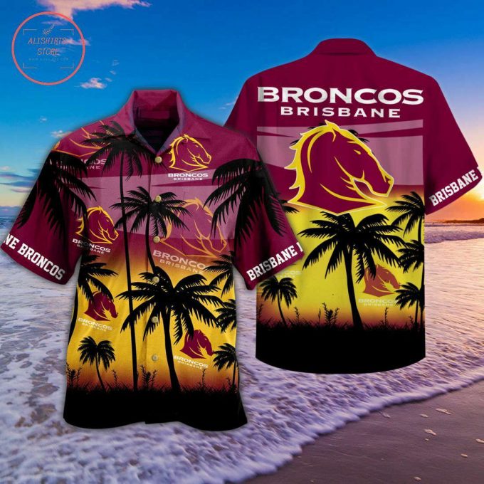 Brisbane Broncos Hawaiian Shirt 1