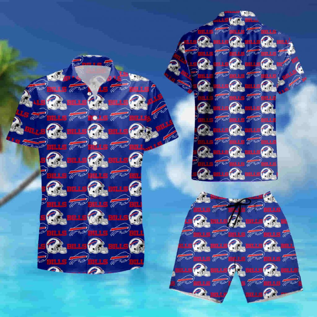 Buffalo Bills Bahama Style All Over Printed Hawaiian Summer Shirt 8