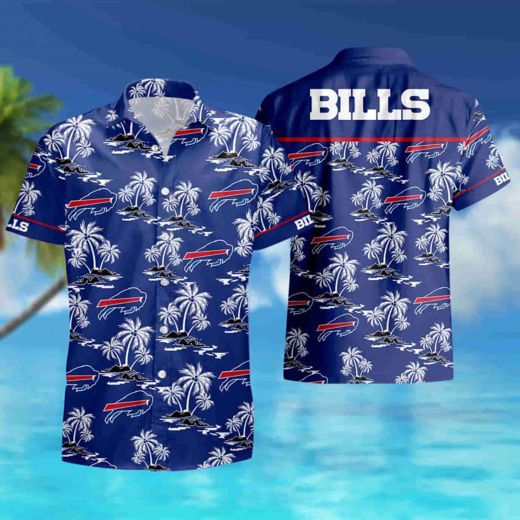 Buffalo Bills Blue Logo Hawaiian Shirt Summer Shirt 8