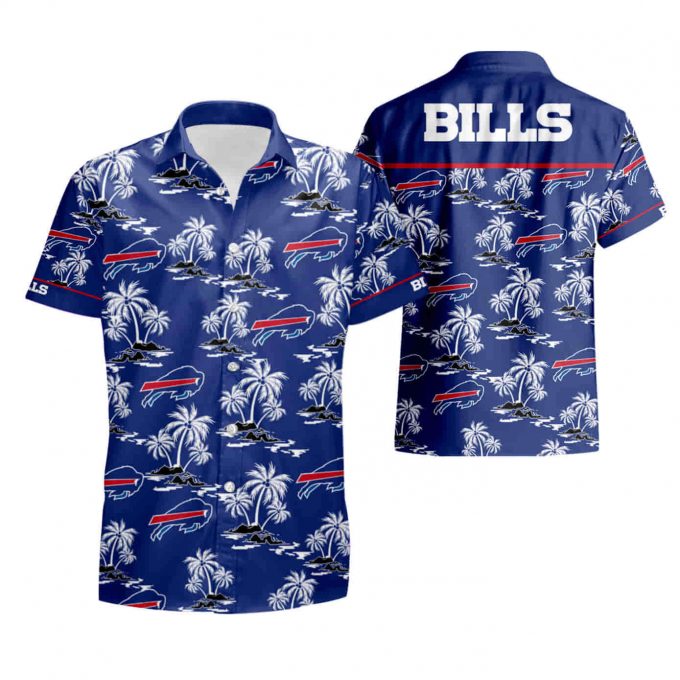 Buffalo Bills Blue Logo Hawaiian Shirt Summer Shirt 3