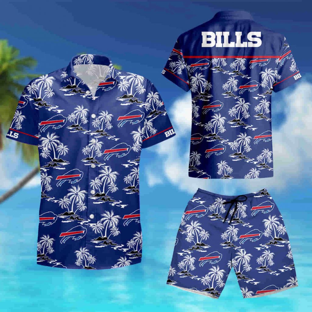 Buffalo Bills Blue Logo Hawaiian Shirt Summer Shirt 12