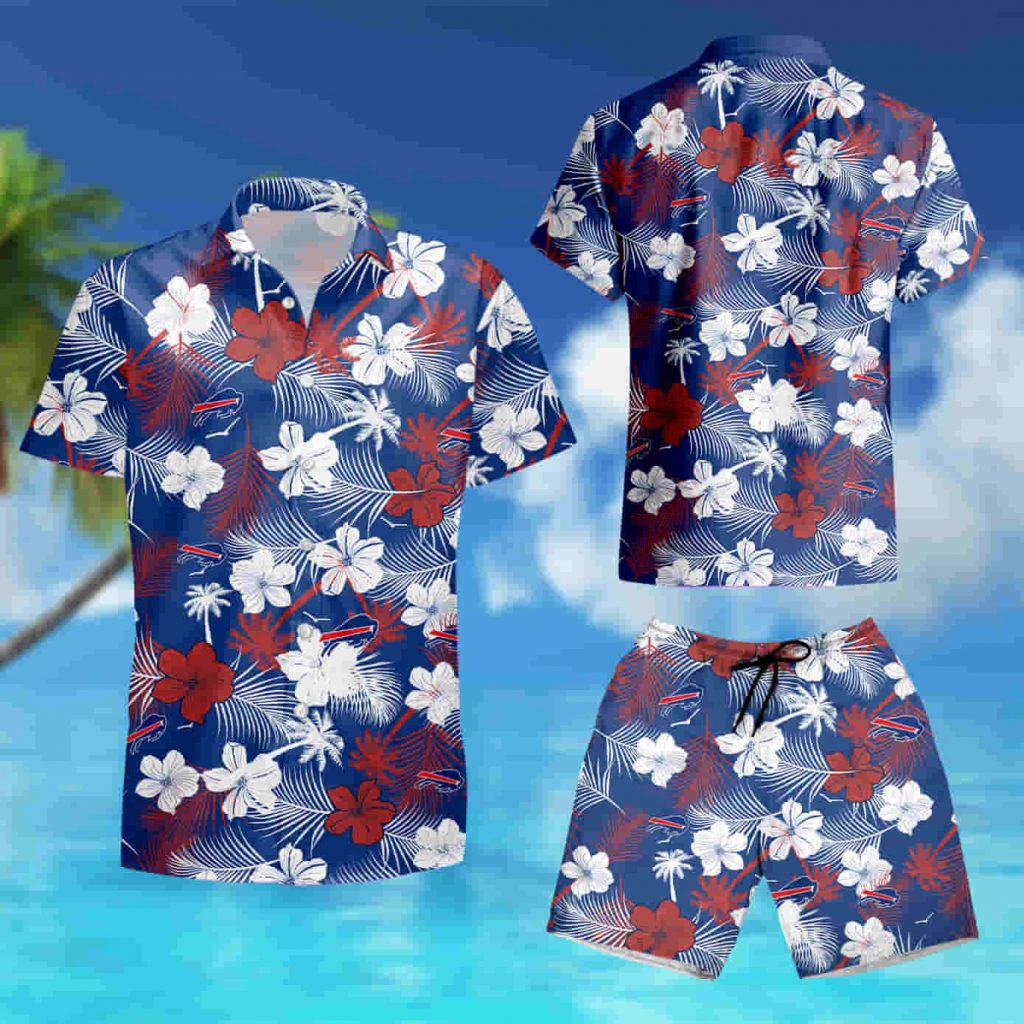 Buffalo Bills Floral Football Hawaiian Shirt Summer Shirt 14