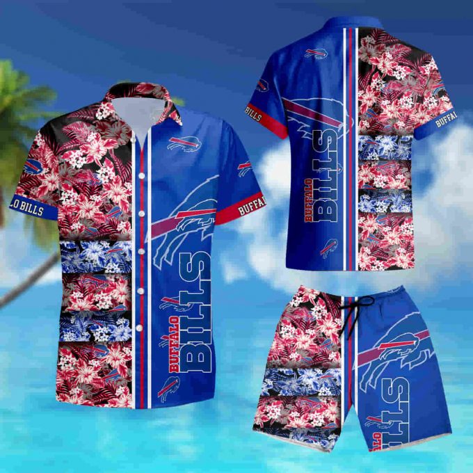 Buffalo Bills Flower1 Hawaiian Shirt Summer Shirt 1