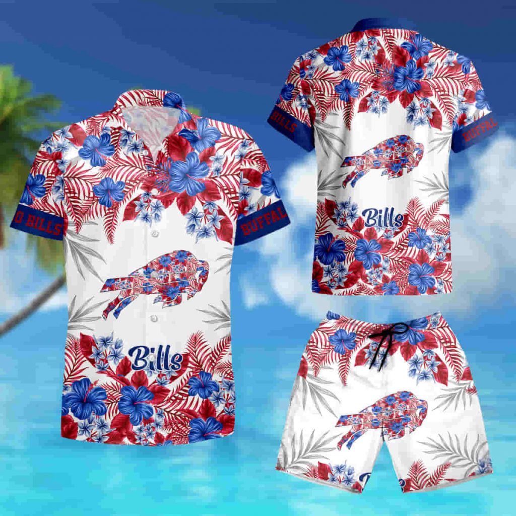 Buffalo Bills Graphic Flower Patterns Hawaiian Shirt Summer Shirt 12