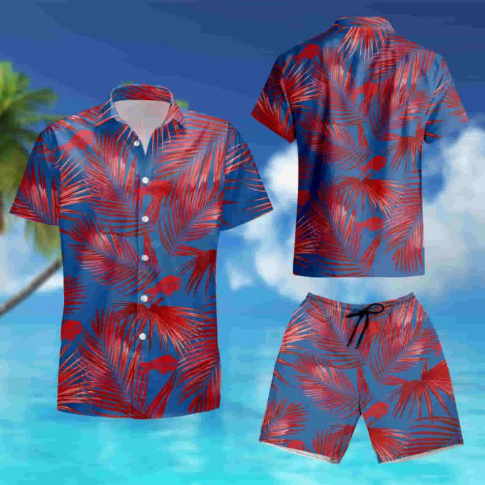 Buffalo Bills Hawaiian Button Up Shirt Summer Shirt 3