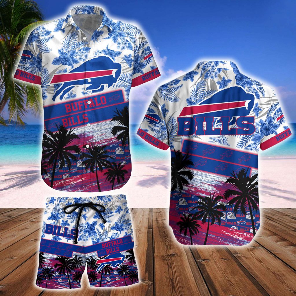 Buffalo Bills Hawaiian Shirt And Beach Short 8