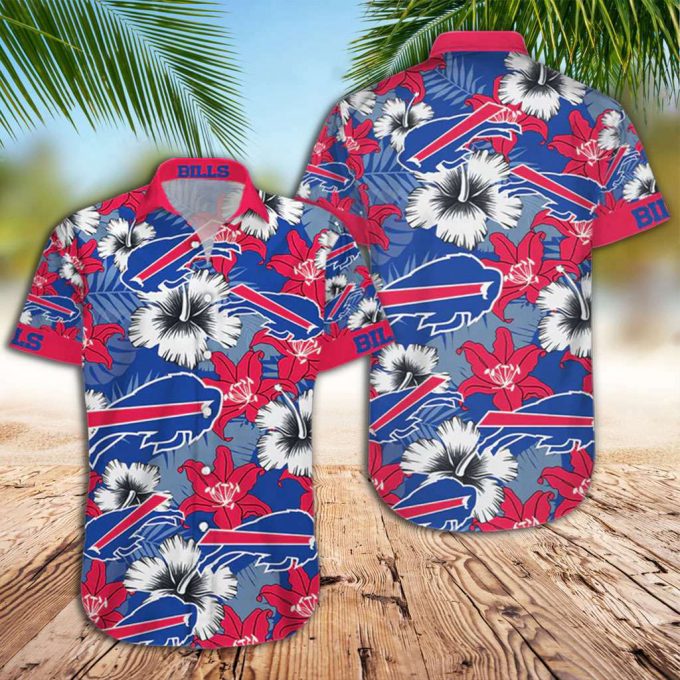 Buffalo Bills Hawaiian Shirt Bills Colorful Flowers Hawaiian Shirt 2