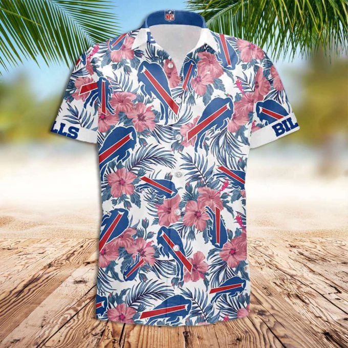Buffalo Bills Hawaiian Shirt Bills Hibiscus Flower Hawaiian Shirt 1