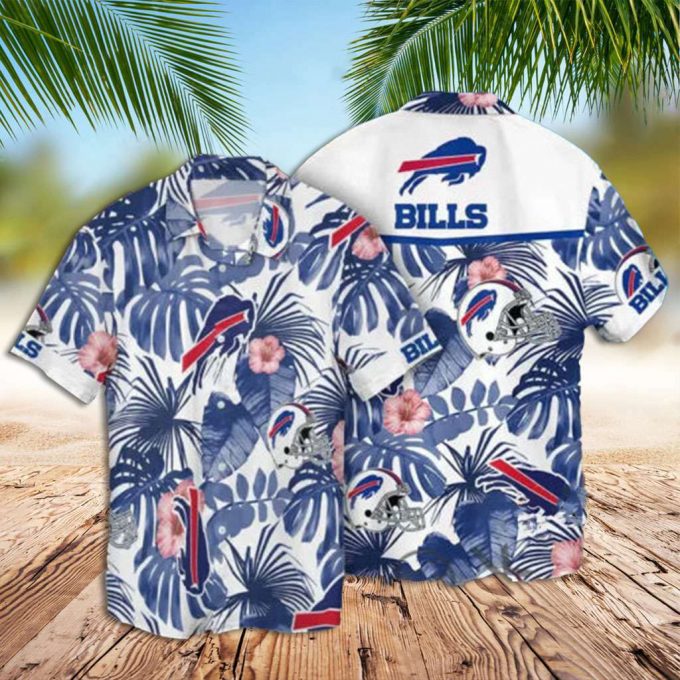 Buffalo Bills Hawaiian Shirt Bills Palm Leaves Hawaiian Shirt 2