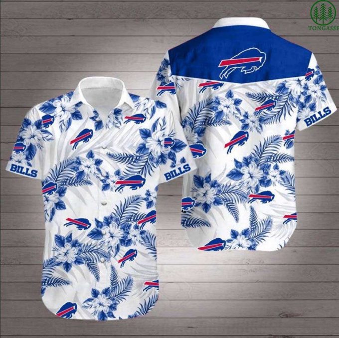 Buffalo Bills Hawaiian Shirt Button Up Shirt 1