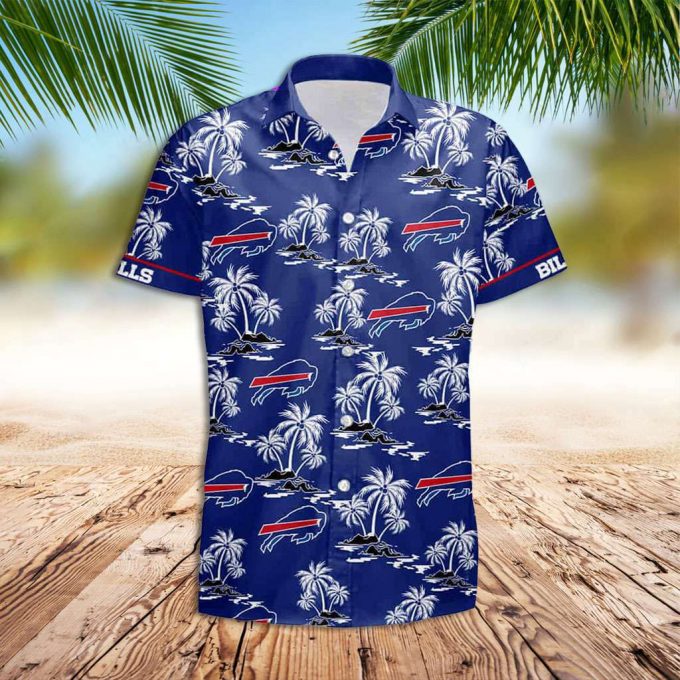 Buffalo Bills Hawaiian Shirt Island And Trees Hawaiian Shirt 2