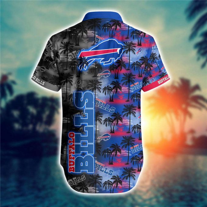Buffalo Bills Hawaiian Shirt Palm Tree Pattern 2