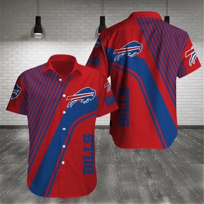 Buffalo Bills Hawaiian Shirts Pattern Stripe 1