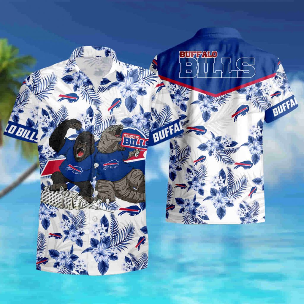 Buffalo Bills Kingkong Godzilla Hawaiian Shirt Summer Shirt 7