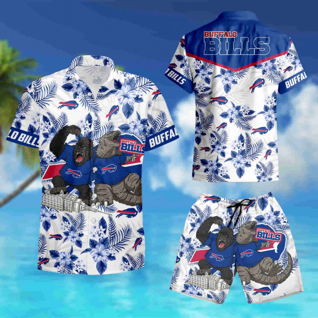 Buffalo Bills Kingkong Godzilla Hawaiian Shirt Summer Shirt 11
