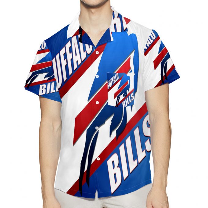 Buffalo Bills Logo V10 3D All Over Print Summer Beach Hawaiian Shirt With Pocket 1