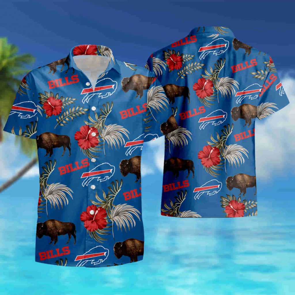 Buffalo Bills Nfl Wildlife Button Up Hawaiian Shirt Summer Shirt 8