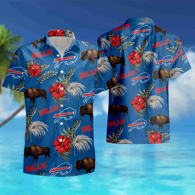 Buffalo Bills Nfl Wildlife Button Up Hawaiian Shirt Summer Shirt 2