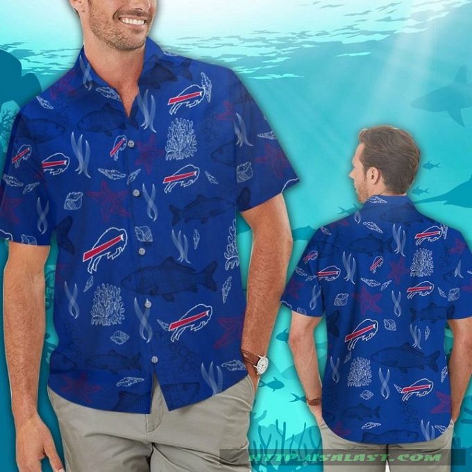 Buffalo Bills Ocean Fishes Hawaiian Shirt 1