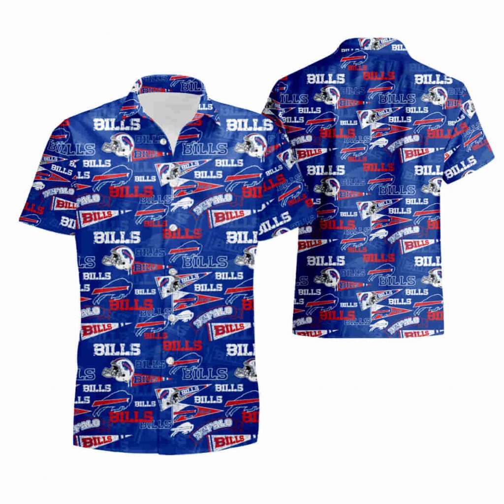 Buffalo Bills Retro Aop Hawaiian Shirt Summer Shirt 8