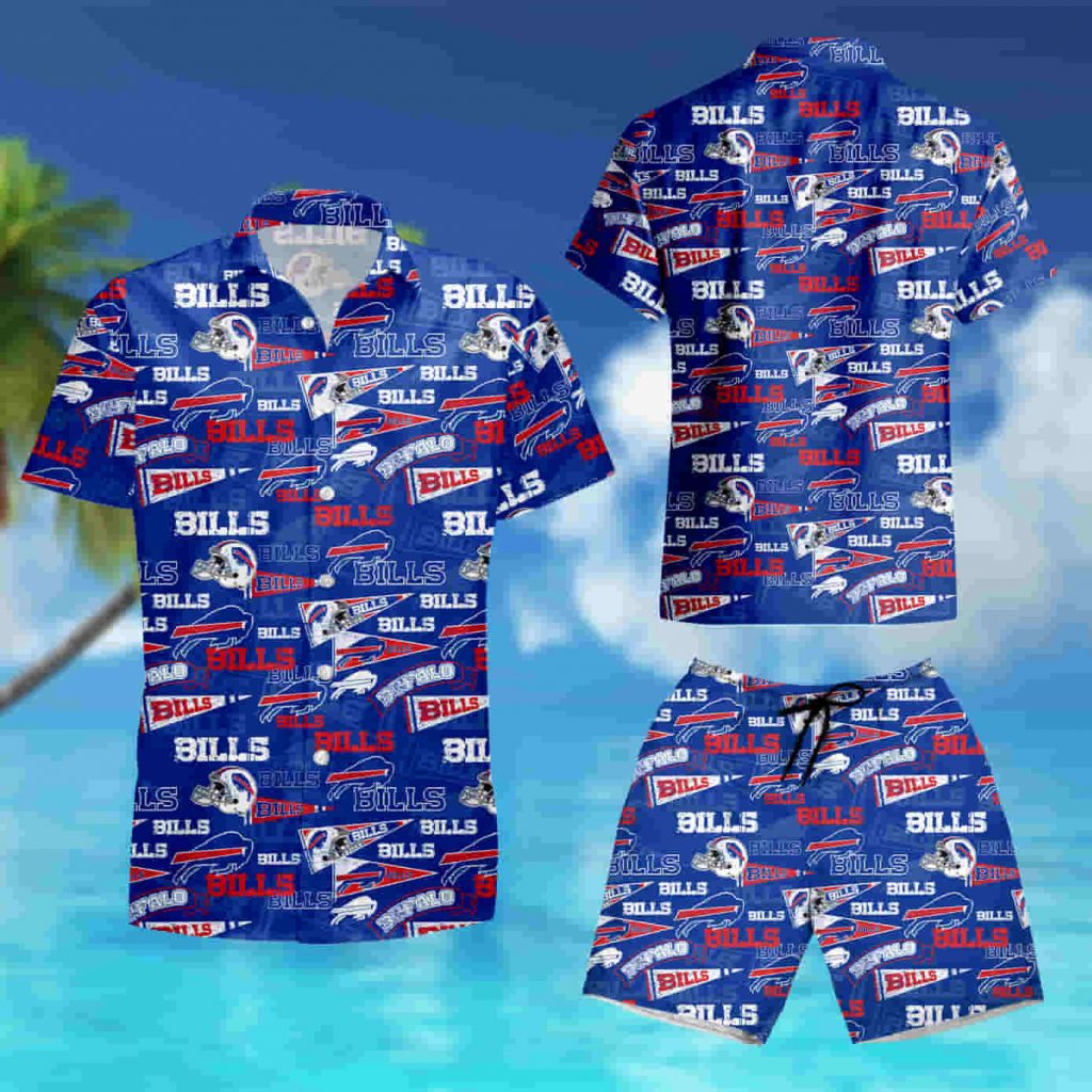 Buffalo Bills Retro Aop Hawaiian Shirt Summer Shirt 14