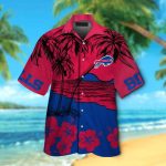 Buffalo Bills Short Sleeve Button Up Tropical Aloha Hawaiian Shirt Set for Men Women Gift for Fans