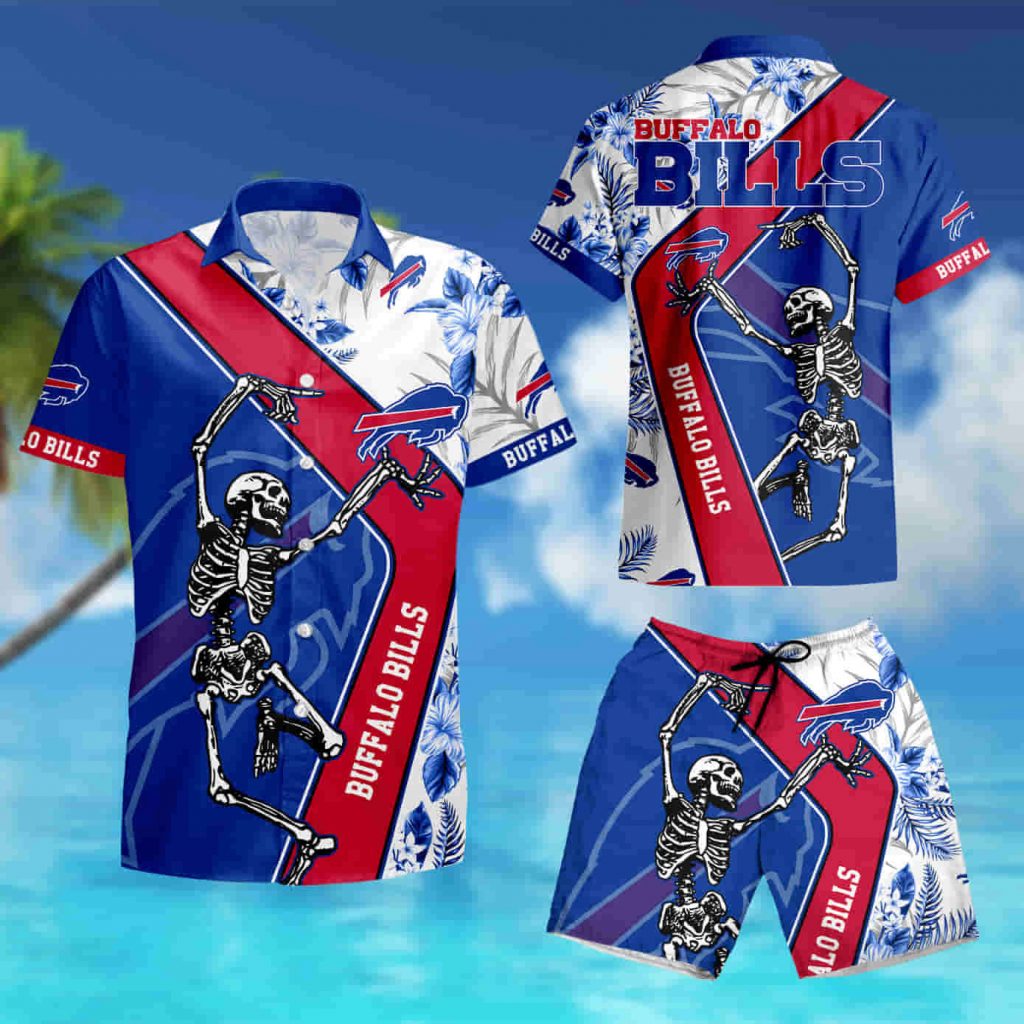 Buffalo Bills Skeleton Dance Hawaiian Shirt Summer Shirt 8